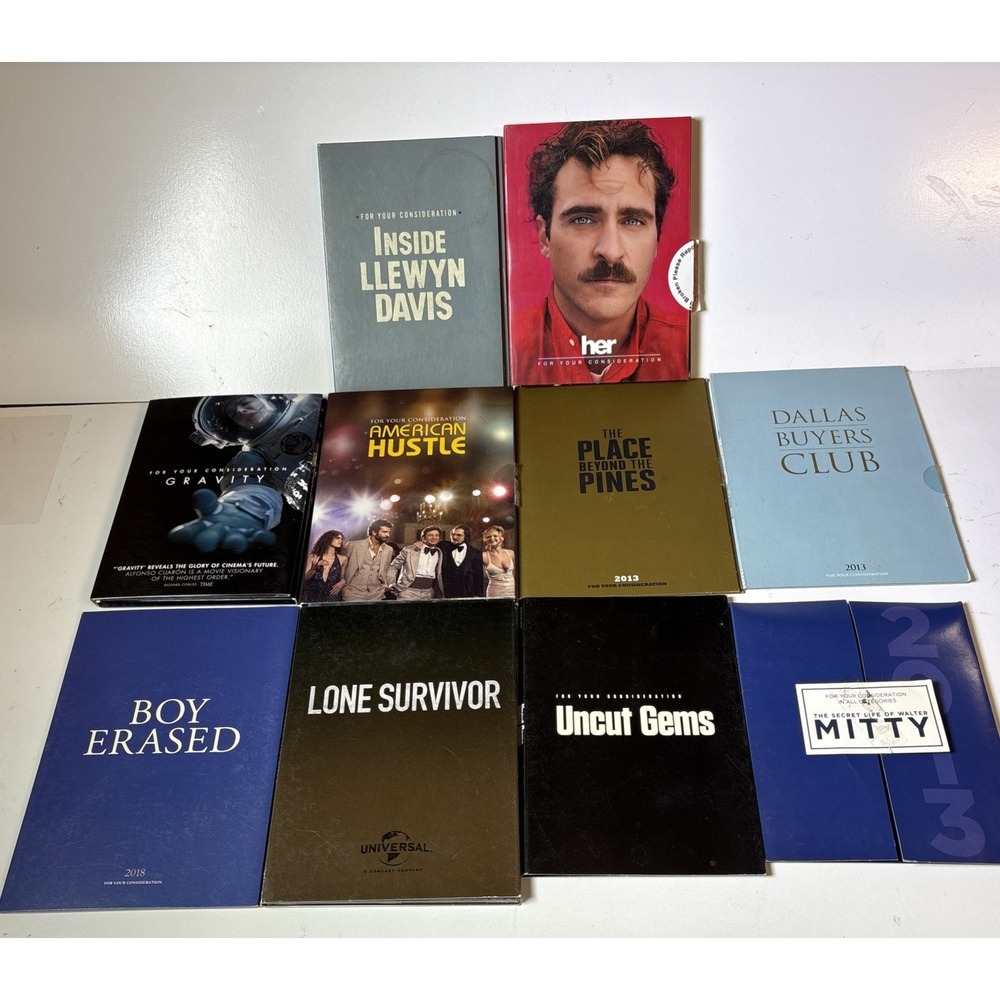 Lot of 10 For Your Consideration FYC Screener Award DVD Movies Promo (RD25)